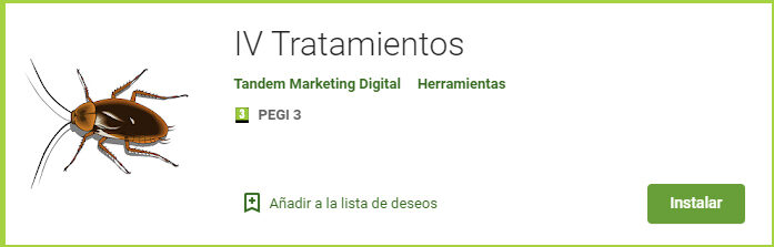 Descargate APP IV Tratamientos