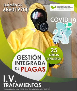 desinfeccion COVID-19 Valencia